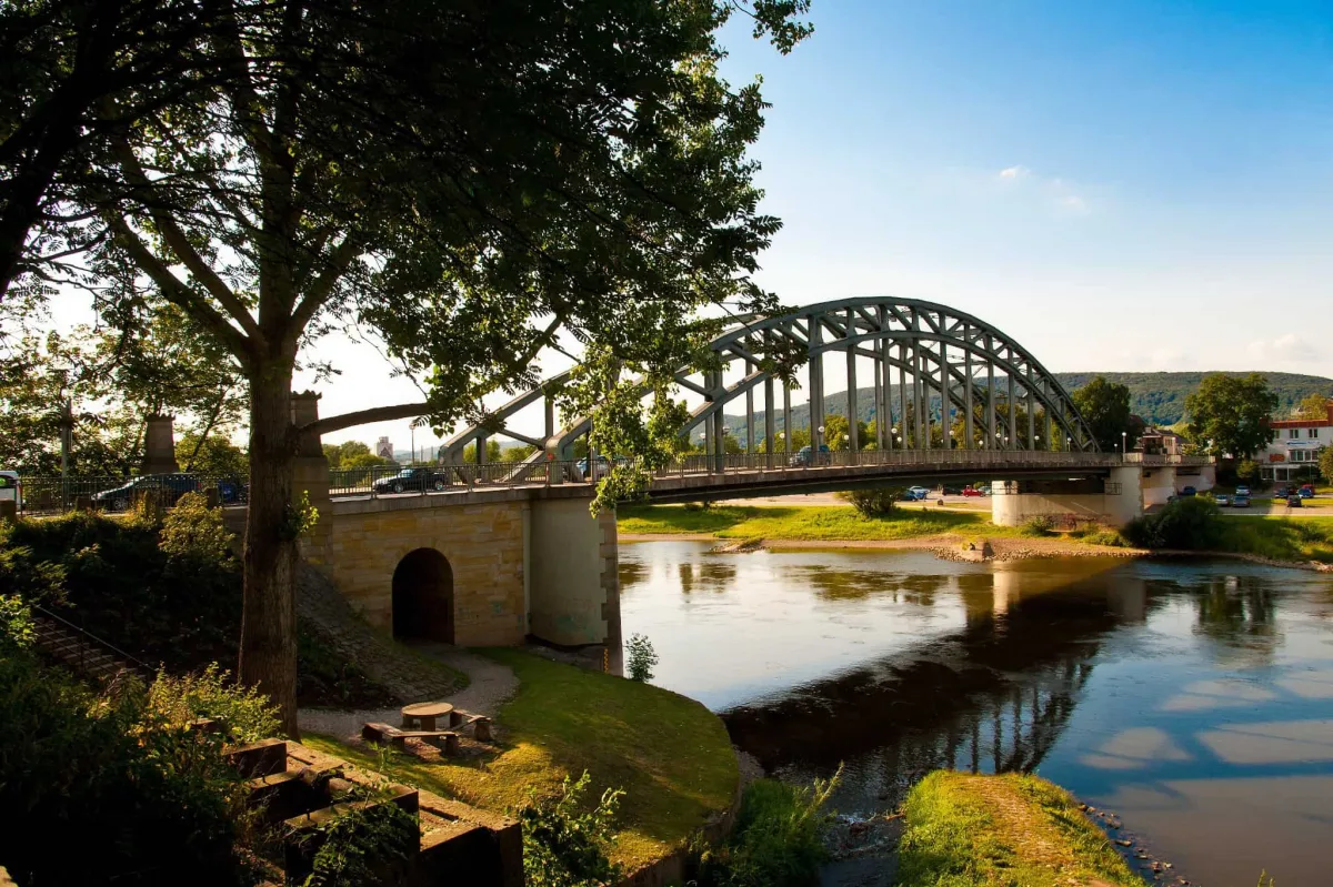 Immobilien Rinteln — Luftaufnahme